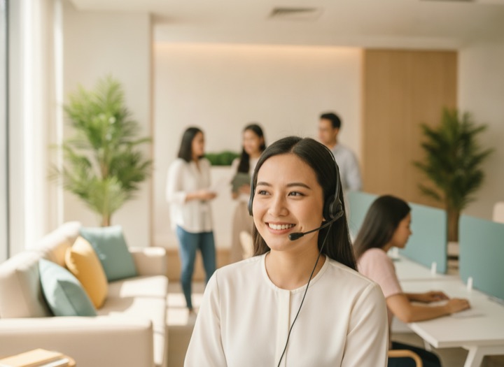 Support that answers in three languages